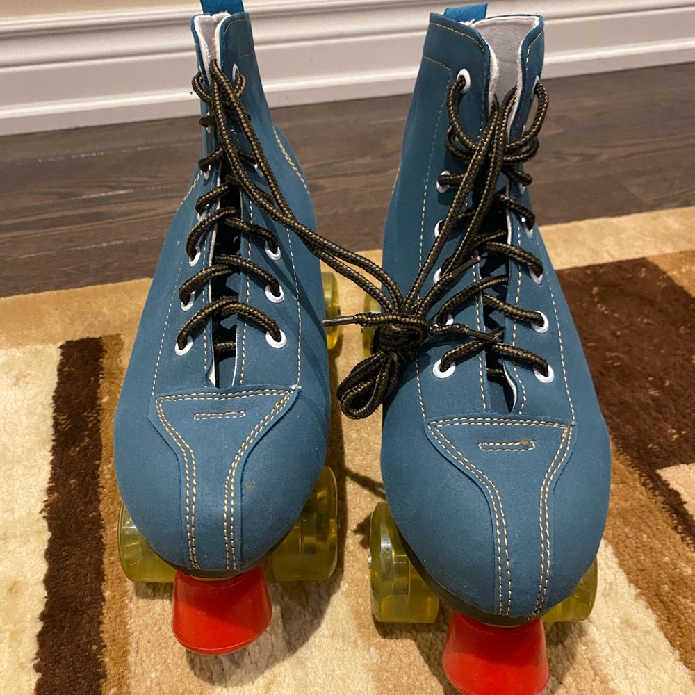 Rollerskates size 43 euro blue/yellow